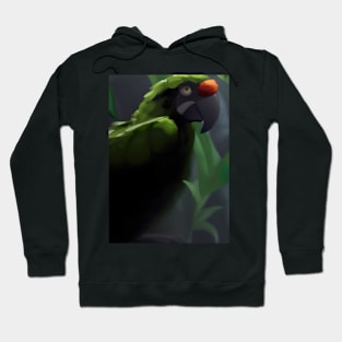 Green Jungle Bird Hoodie